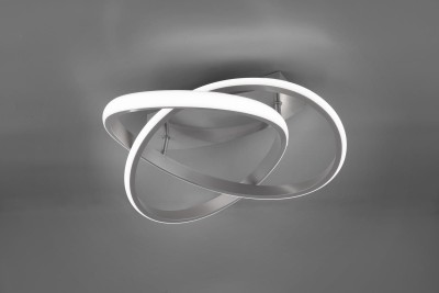 PLAFON COURSE LED 4000K NIKIEL MAT R62051407