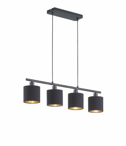 LAMPA WISZĄCA TOMMY 4 CZARNY R30334079