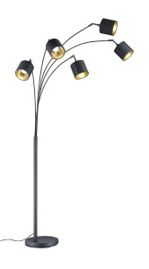 LAMPA PODŁOGOWA TOMMY 5/2 CZARNY R46330579
