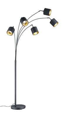 LAMPA PODŁOGOWA TOMMY 5/2 CZARNY R46330579