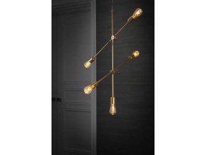 Lampa wisząca STICKS GO V złoty