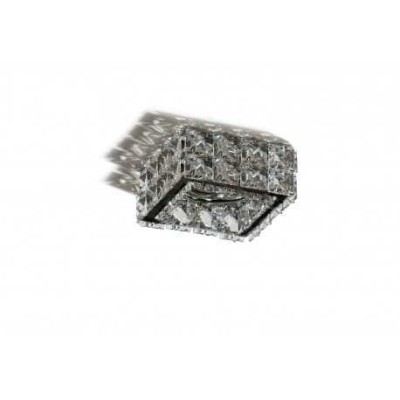 OCZKO/OPRAWA STROPOWA ESTER SQUARE 2 CZARNY/KRYSZTAŁ AZ4414