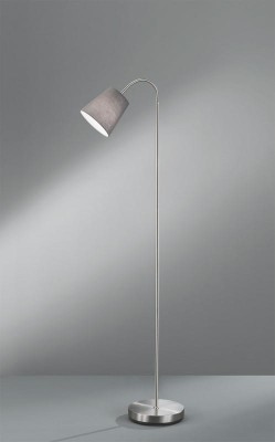 LAMPA PODŁOGOWA WINDU 1 NIKIEL MAT/SZARY R40151011
