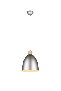LAMPA WISZĄCA JAGGER ANTYCZNY NIKIEL/DREWNO R30681067