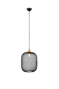LAMPA WISZĄCA CALIMERO 33 CZARNY/NATURALNE DREWNO R30561932