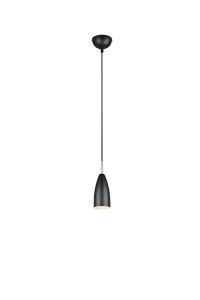 LAMPA WISZĄCA FARIN 1 CZARNY/ZŁOTY R30691032