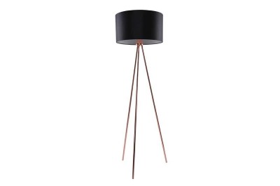 LAMPA PODŁOGOWA FINN CZARNY/MIEDZIANY AZ3010