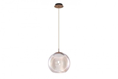 LAMPA WISZĄCA HELENA A LED BRĄZ/TRANSPARENTNY AZ3341