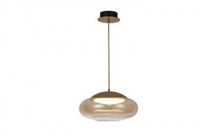 LAMPA WISZĄCA HELENA C LED BRĄZ/TRANSPARENTNY AZ4668