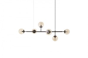 LAMPA WISZĄCA HELIOS 6 CZARNY AZ4698