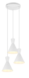 LAMPA WISZĄCA ENZO 3 BIAŁY MAT R30783931