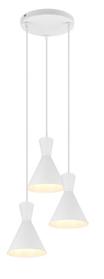 LAMPA WISZĄCA ENZO 3 BIAŁY MAT R30783931