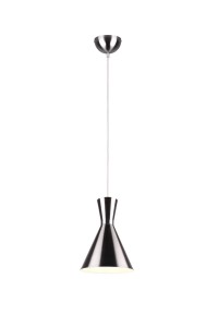 LAMPA WISZĄCA ENZO 1 NIKIEL MAT R30781007