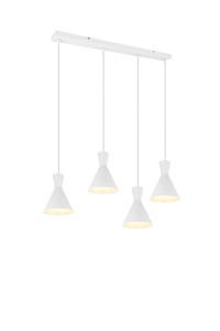 LAMPA WISZĄCA ENZO 4 BIAŁY MAT R30784031