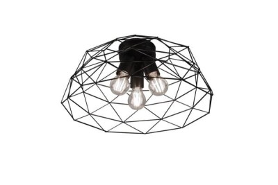 LAMPA SUFITOWA/PLAFON HAVAL 2 CZARNY R60713032