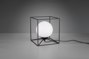 LAMPA STOŁOWA GABBIA M CZARNY/BIAŁY R50401932