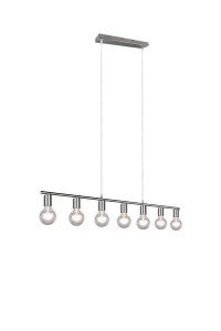 LAMPA WISZĄCA VANNES 7 NIKIEL MAT R30187007