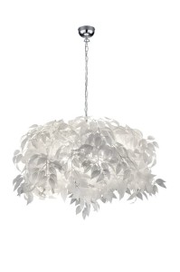 LAMPA WISZĄCA LEAVY 4 CHROM/BIAŁY R10464001