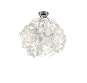 LAMPA SUFITOWA/PLAFON LEAVY 1 CHROM/BIAŁY R60461001