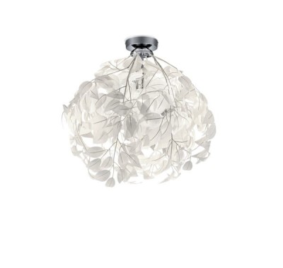 LAMPA SUFITOWA/PLAFON LEAVY 1 CHROM/BIAŁY R60461001