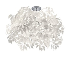 LAMPA SUFITOWA/PLAFON LEAVY 3 CHROM/BIAŁY R60463001