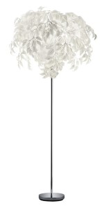 LAMPA PODŁOGOWA LEAVY CHROM/BIAŁY R40463001