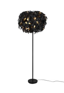 LAMPA PODŁOGOWA LEAVY CZARNY R40463032