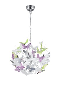 LAMPA WISZĄCA BUTTERFLY CHROM R30214017