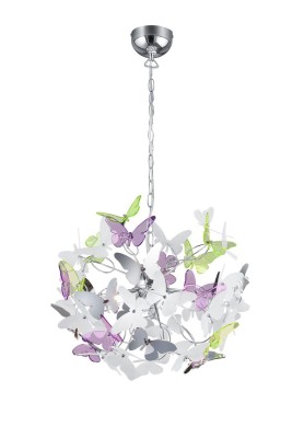 LAMPA WISZĄCA BUTTERFLY CHROM R30214017