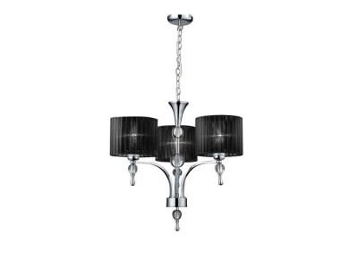 LAMPA WISZĄCA/ŻYRANDOL IMPRESS 3 CZARNY AZ0498