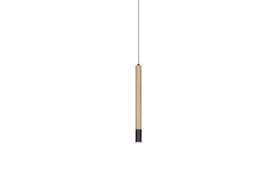 LAMPA WISZĄCA IZOLDA 1 LED DREWNO/CZARNY AZ3339