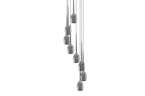 LAMPA WISZĄCA IZZA 8 PRZYDYMIONY AZ2940