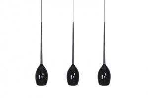LAMPA WISZĄCA IZZA 3 CZARNY AZ2321