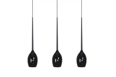 LAMPA WISZĄCA IZZA 3 CZARNY AZ2321