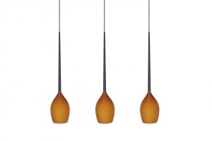LAMPA WISZĄCA IZZA 3 BURSZTYNOWY AZ2322