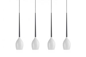 LAMPA WISZĄCA IZZA 4 BIAŁY AZ0101