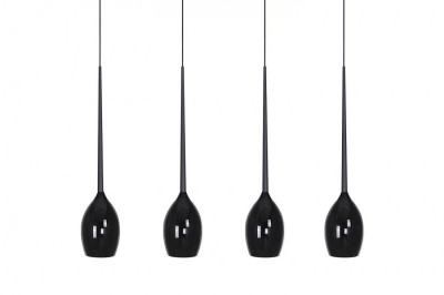LAMPA WISZĄCA IZZA 4 CZARNY AZ0100