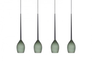 LAMPA WISZĄCA IZZA 4 OLIWKOWY AZ1228