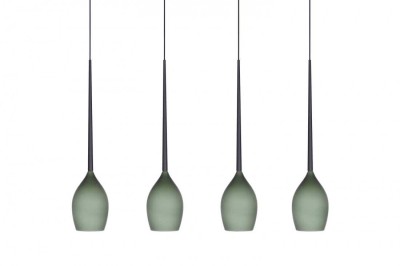 LAMPA WISZĄCA IZZA 4 OLIWKOWY AZ1228
