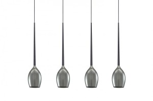 LAMPA WISZĄCA IZZA 4 PRZYDYMIONY AZ2938