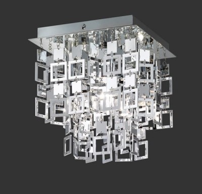 LAMPA SUFITOWA/PLAFON QUADRATO CHROM R61441106
