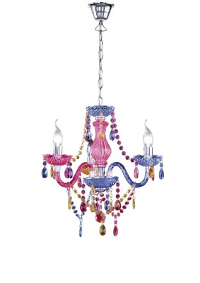 LAMPA WISZĄCA/ŻYRANDOL LUSTER 3 MULTIKOLOR R11073017
