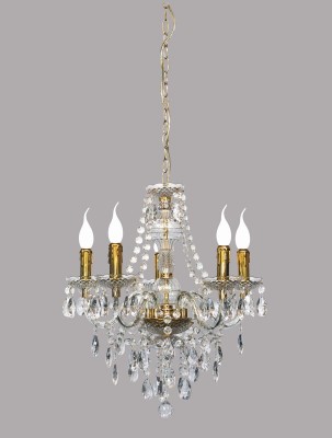 LAMPA WISZĄCA/ŻYRANDOL LUSTER 5 MOSIĄDZ R1107-03