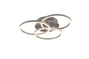 PLAFON CIRCLE LED NIKIEL R62823107