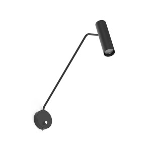 Kinkiet EYE SUPER 1pł czarny 6501