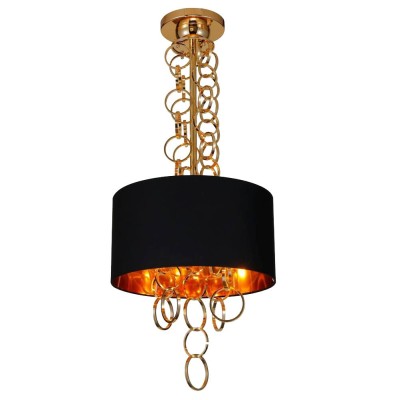 LAMPA WISZĄCA KATE CZARNY/ZŁOTY AZ2678