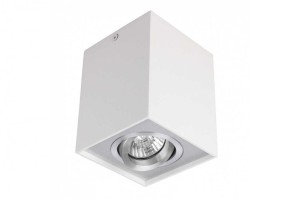 PLAFON ELOY 1 BIAŁY/ALUMINIUM AZ0872