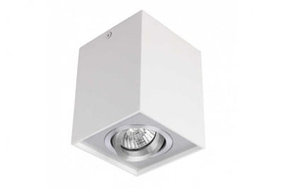 PLAFON ELOY 1 BIAŁY/ALUMINIUM AZ0872