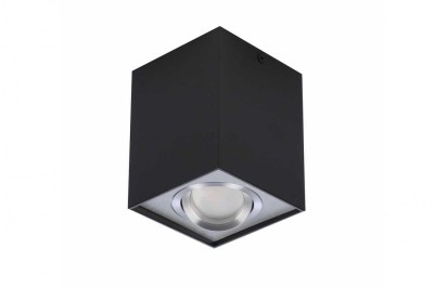 PLAFON ELOY 1 CZARNY/ALUMINIUM AZ0930