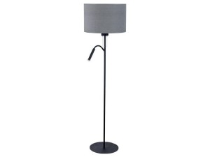 Lampa podłogowa HOTEL PLUS 2pł szary